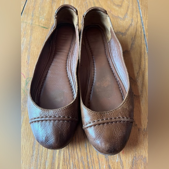 FRYE Women’s Ballet Flats In Cognac Size 6 - Picture 1 of 8